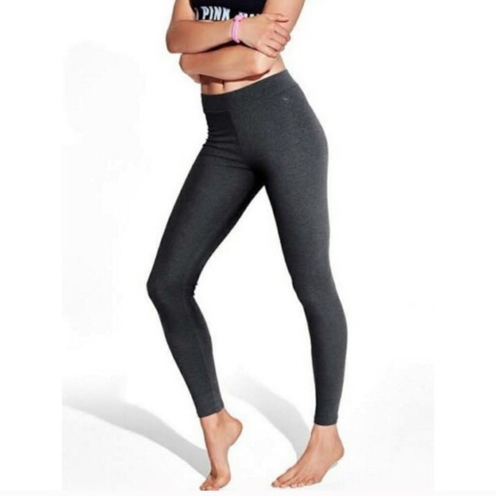 PINK Victoria’s Secret Sport Essential Soft Leggings Gray Gym Sporty Workout S